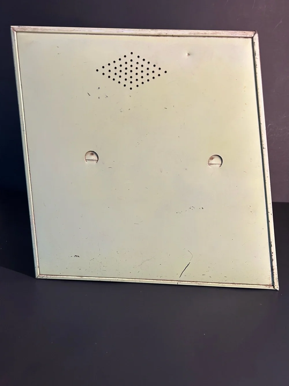 Vintage 1950’s Metal Bread Box With Pie Safe